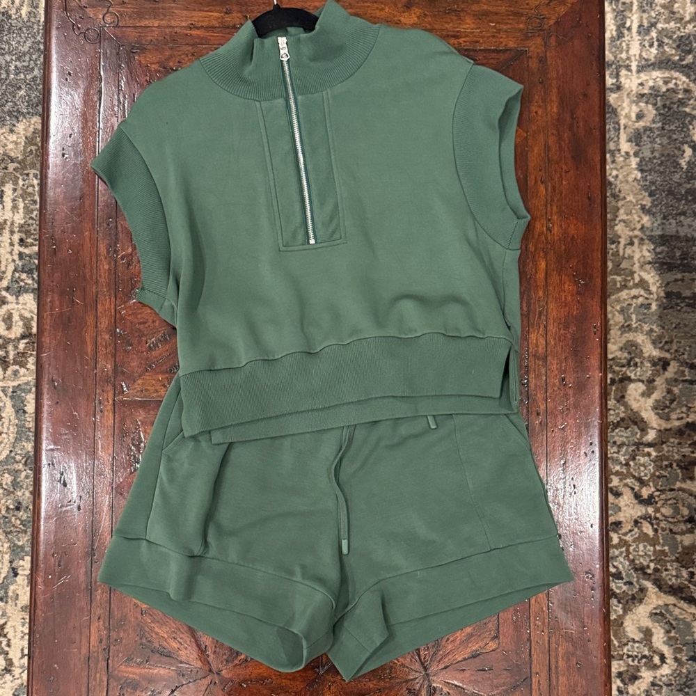 Varley Olive Green DoubleSoft Matching Set